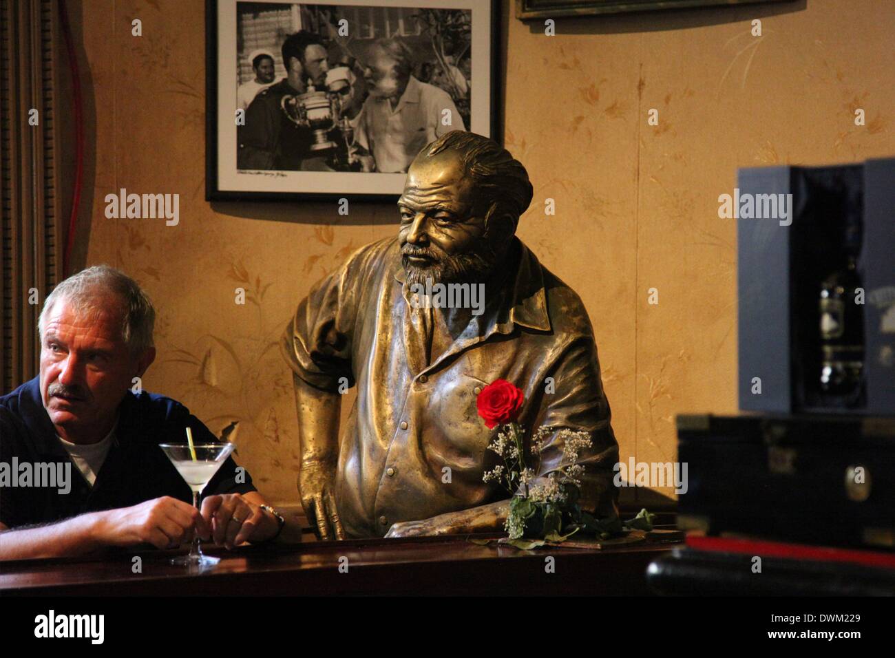 Hemingway's favorite bar Floridita in Havana, where he invented the