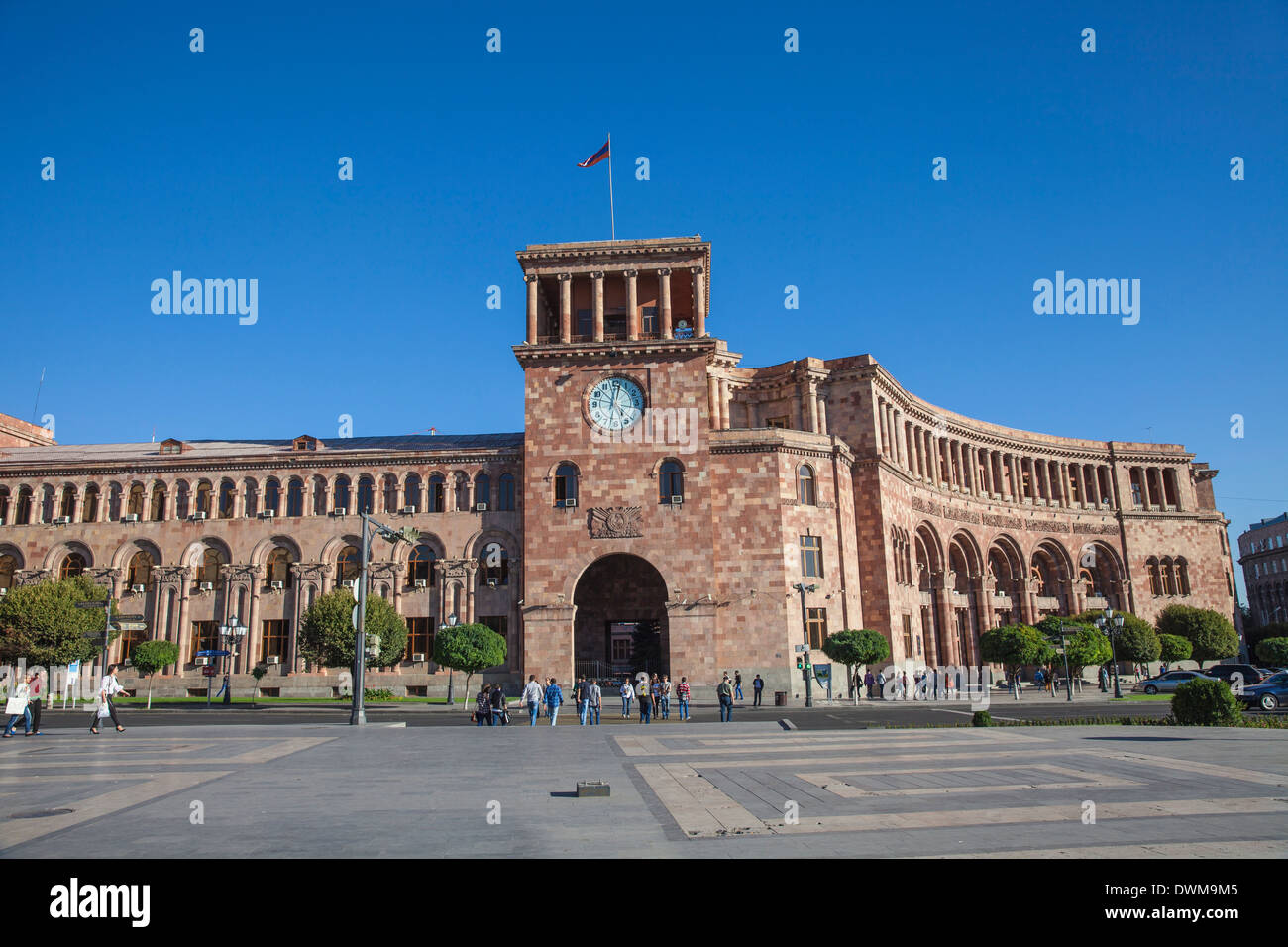 Republic Square, Yerevan, Armenia, Central Asia, Asia Stock Photo