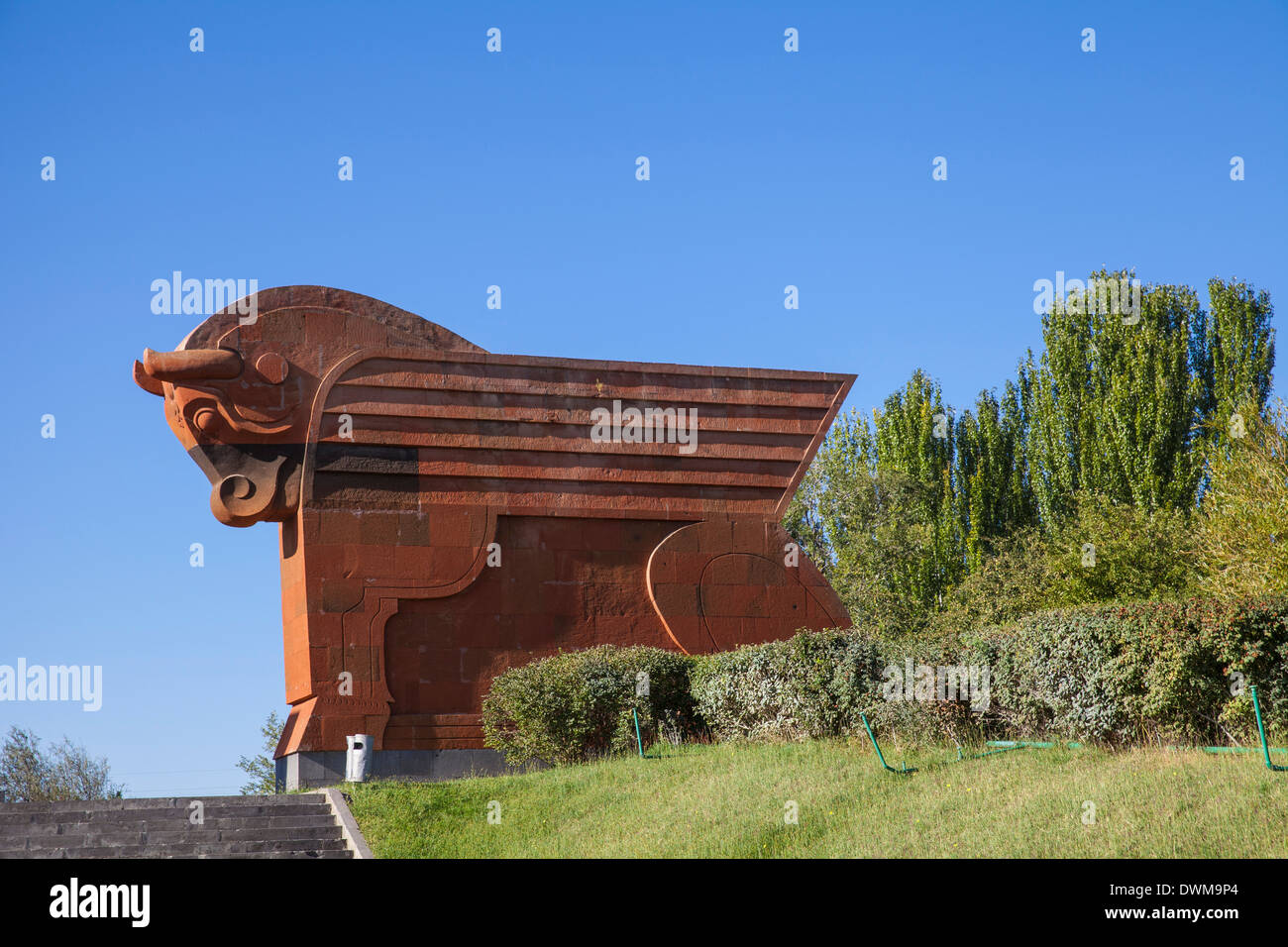 Sardarapat War Memorial, near Armavir, Armenia, Central Asia, Asia Stock Photo