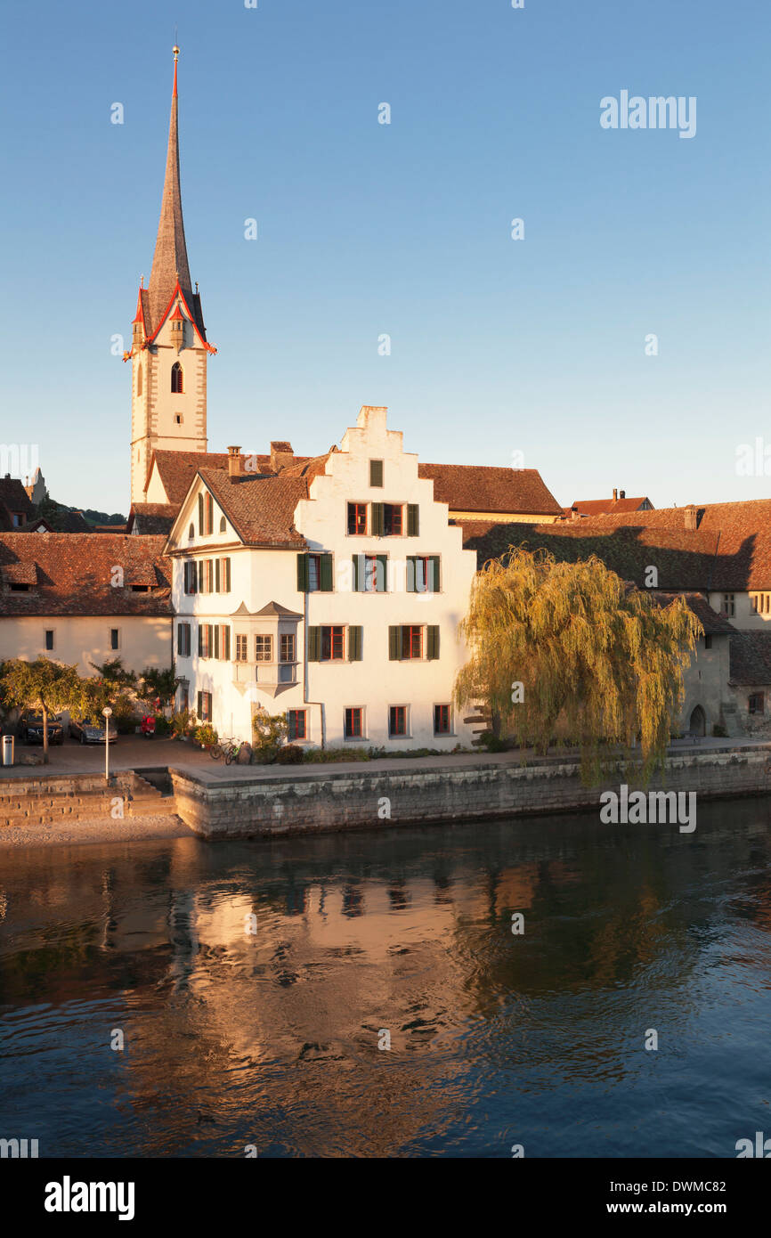 Monastery of St. Georgen, Stein am Rhein, Canton Schaffhausen, Switzerland, Europe Stock Photo