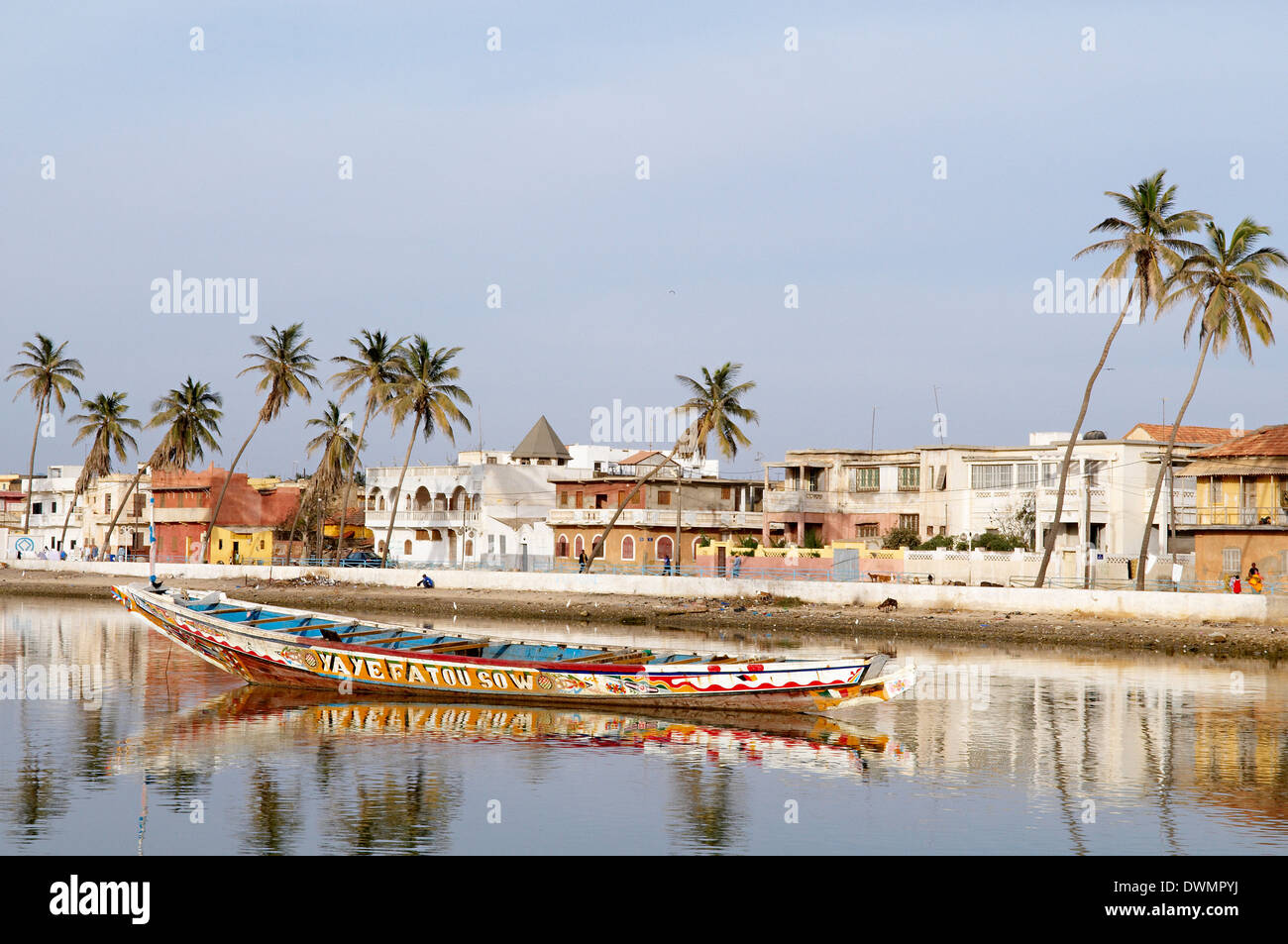 Senegal River and the city of Saint Louis, UNESCO World Heritage Site,  Senegal, West Africa, Africa Stock Photo - Alamy
