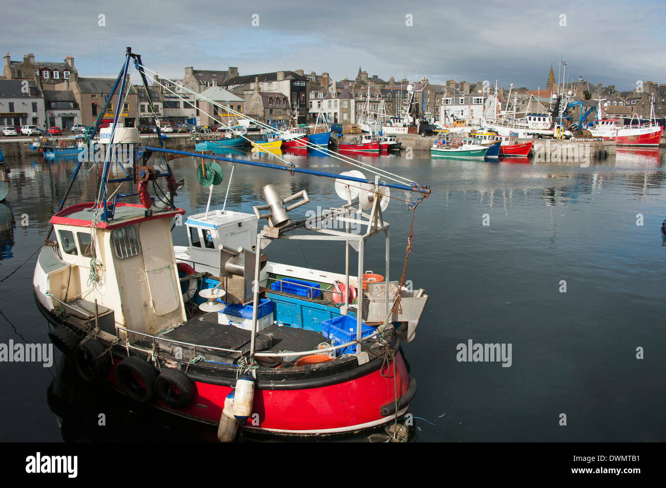 Harbour, Fraserburgh Stock Photo