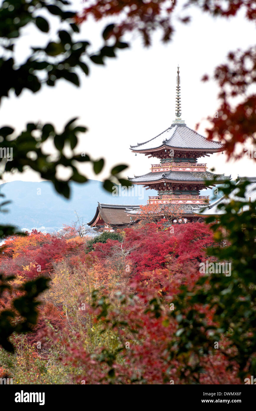 Kiyomizu dera temple Stock Photo