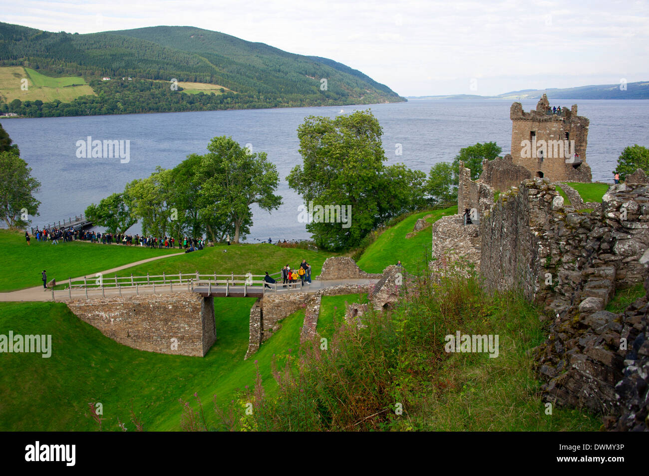 Urquhart Castle, Loch Ness Stock Photo