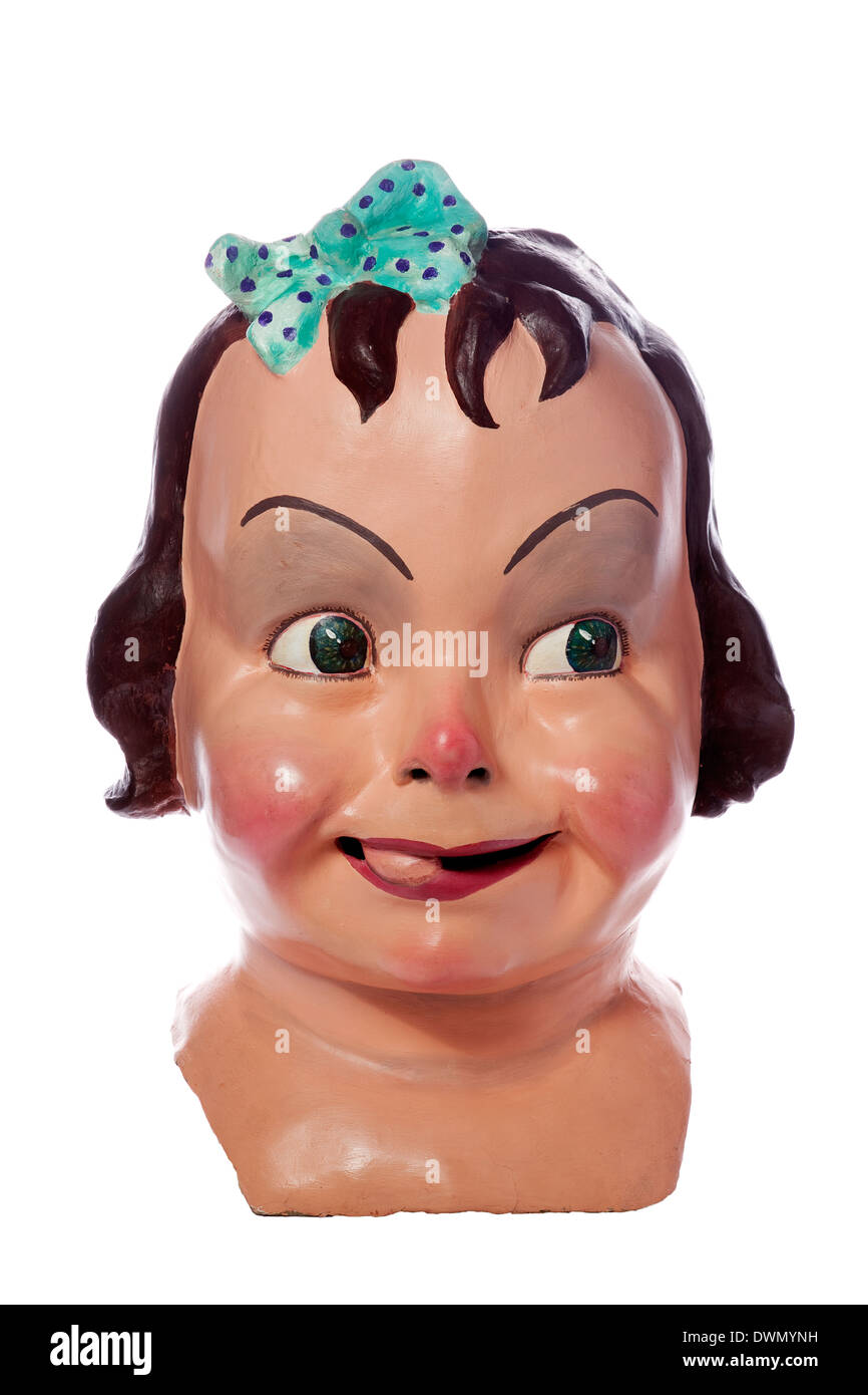 Big head doll mask hi-res stock photography and images - Alamy