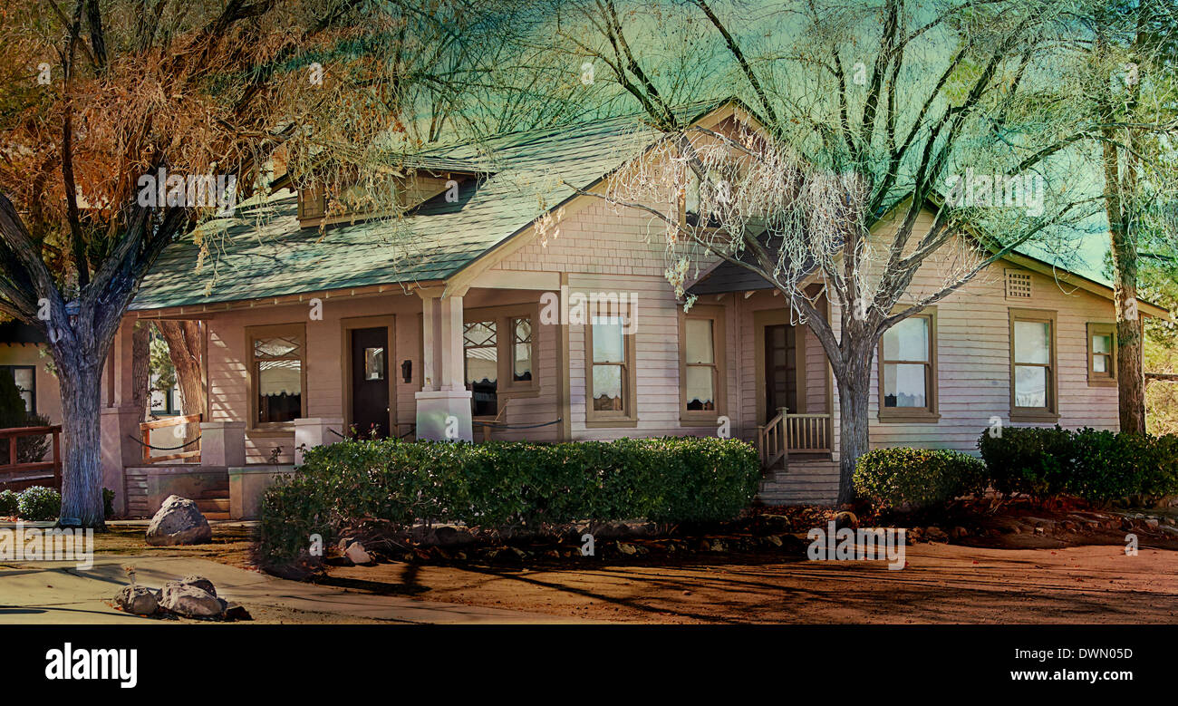 The Beckley house in the Las Vegas county museum Stock Photo