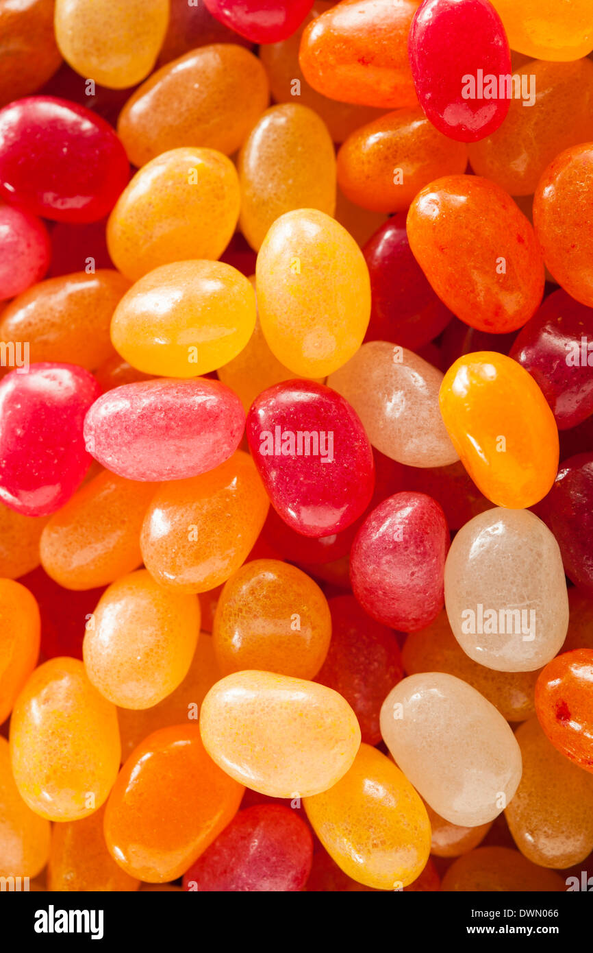 Multi Colored Jelly Bean Candy in a Bowl Stock Photo Alamy
