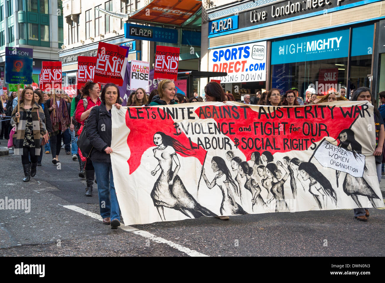 Violence against women protest uk hi-res stock photography and images ...