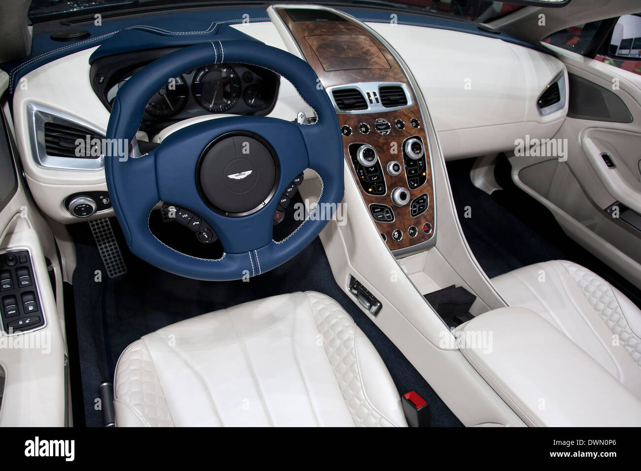 Aston martin interior hi-res stock photography and images - Alamy