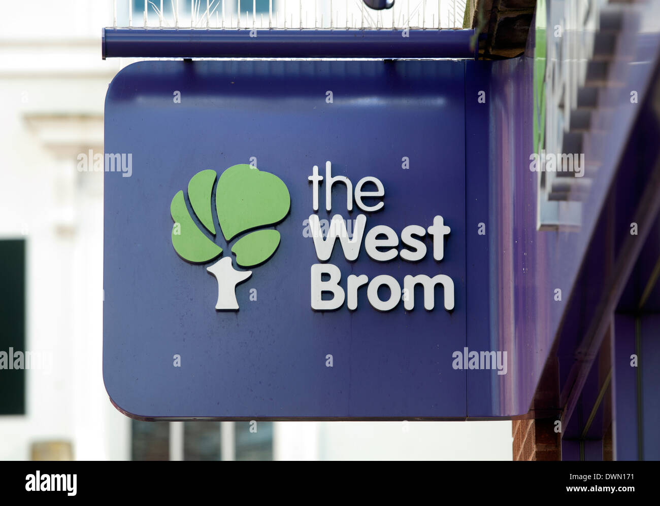 West Bromwich Building Society sign Stock Photo