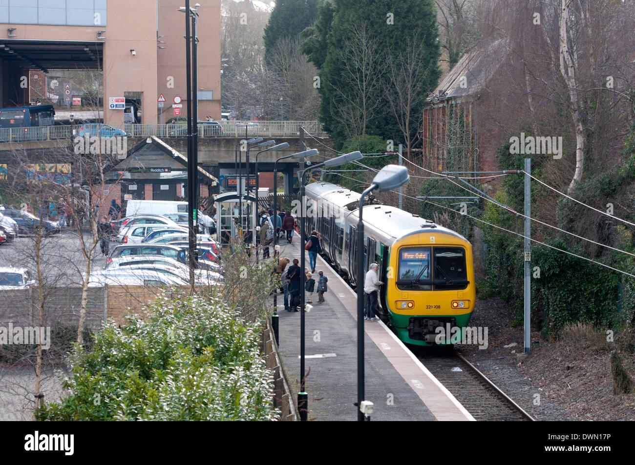 Redditch railway station, Worcestershire, England, UK Stock Photo