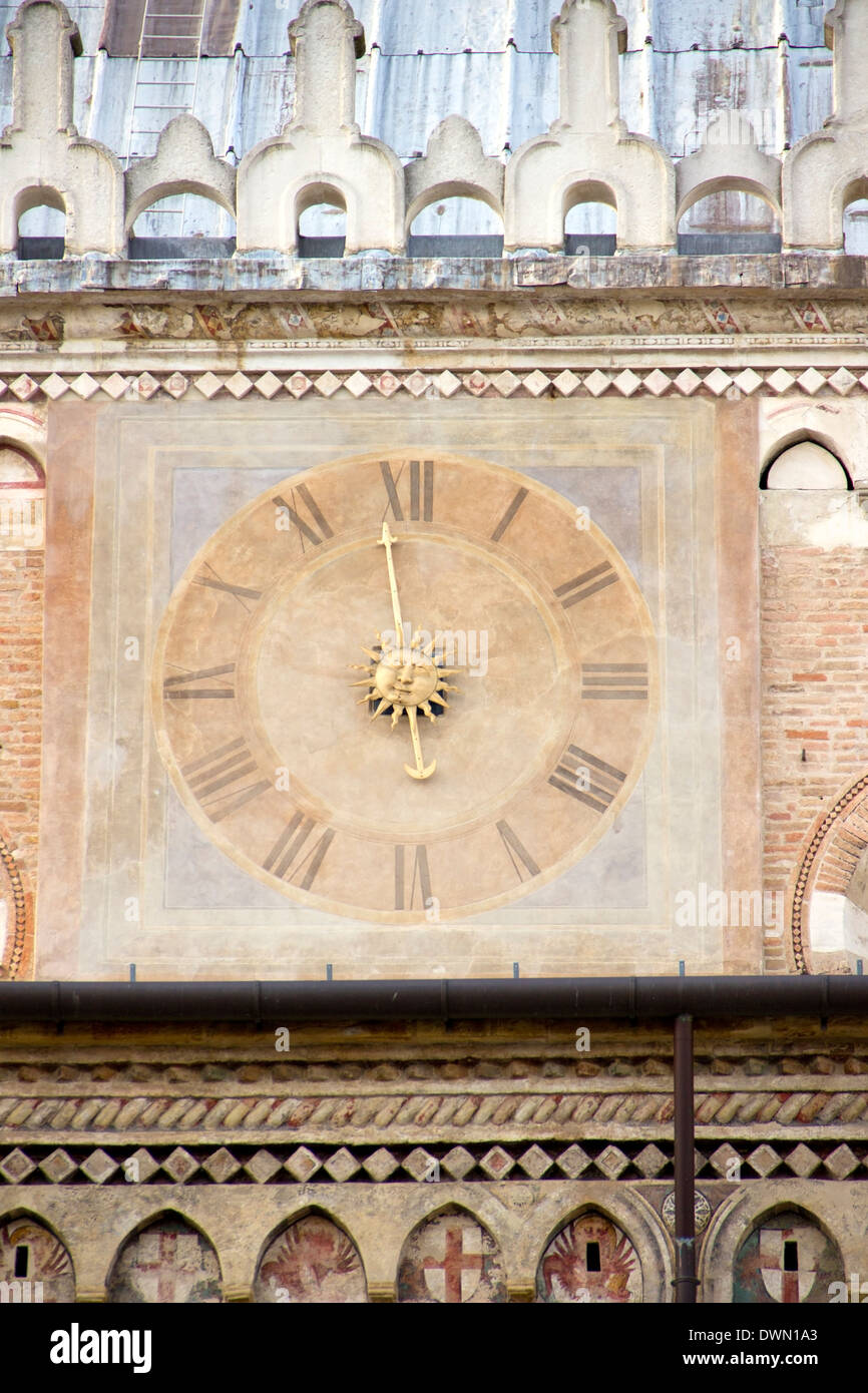 Clock in Padua, Italy Stock Photo