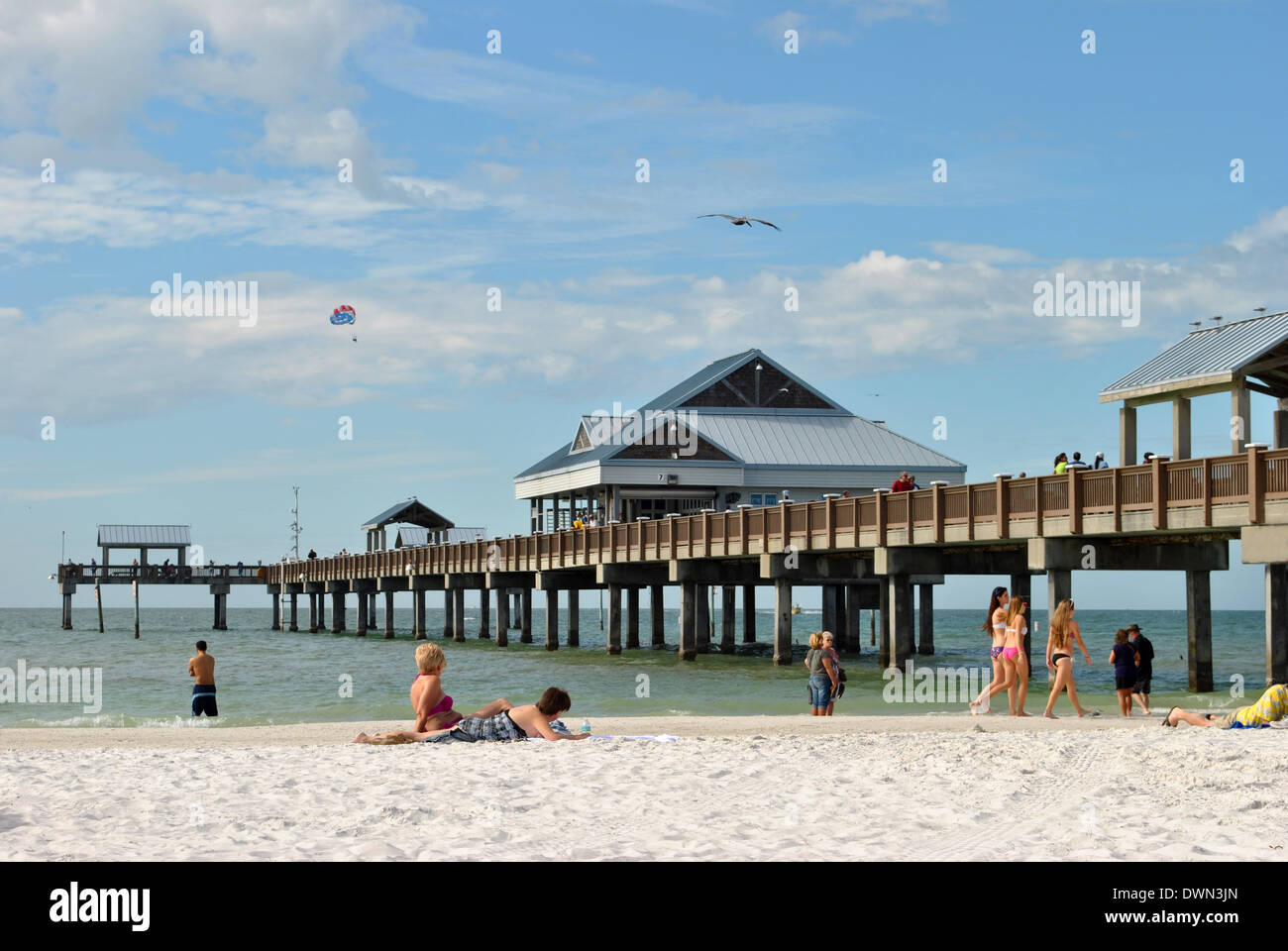 Clearwater beach pier hi-res stock photography and images - Alamy