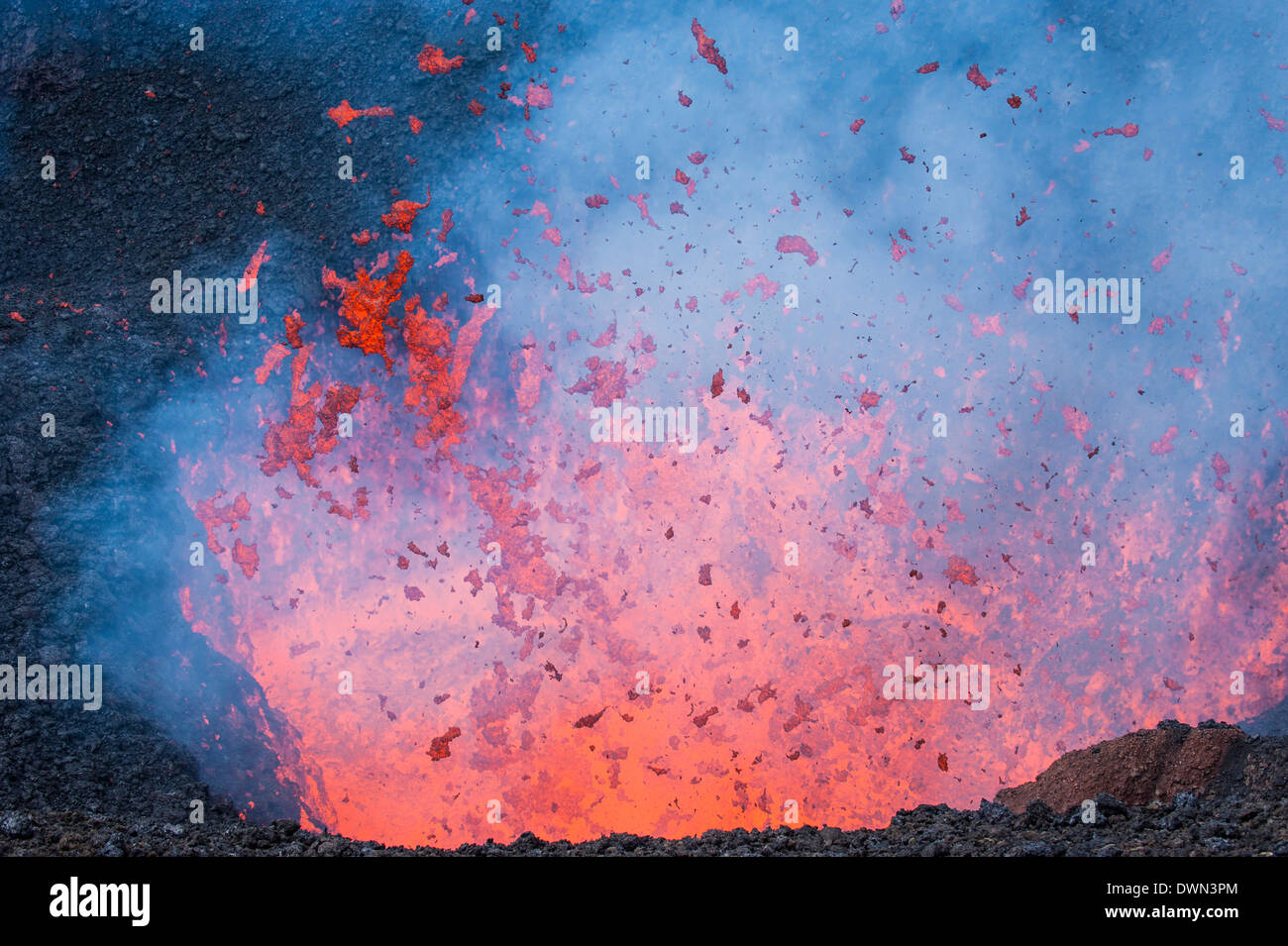 Tolbachik volcano, Kamchatka, Russia, Eurasia Stock Photo
