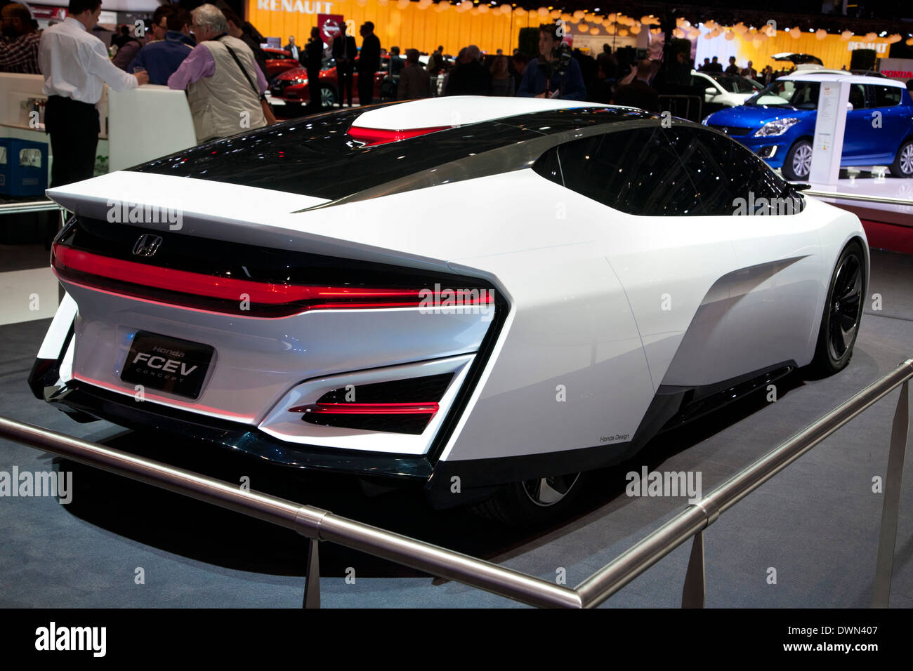 Honda FCEV concept at the 84th Geneva International Motor Show 2014. Stock Photo