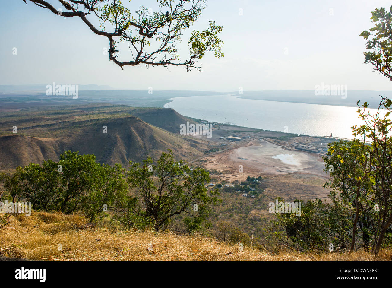 view over the Cambridge Gulf near Wyndham, the Kimberleys, Western Australia, Australia, Pacific Stock Photo