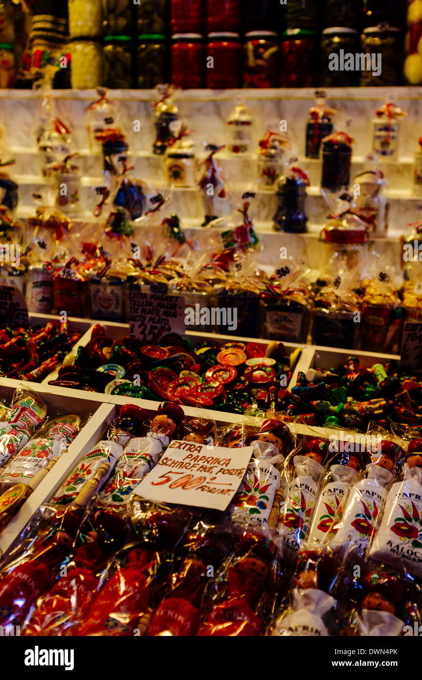 Paprika for sale in the Great Market Hall Stock Photo Alamy