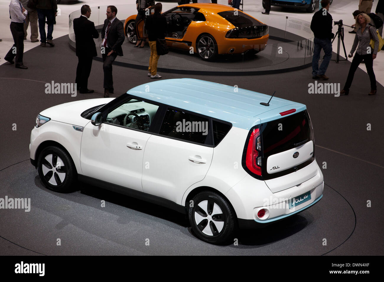 Kia Electric Car >> Kia Soul Ev Electric Vehicle At The 84th Geneva International Motor Kia Electric Car >> Kia Soul Ev Electric Vehicle At The 84th Geneva International Motor