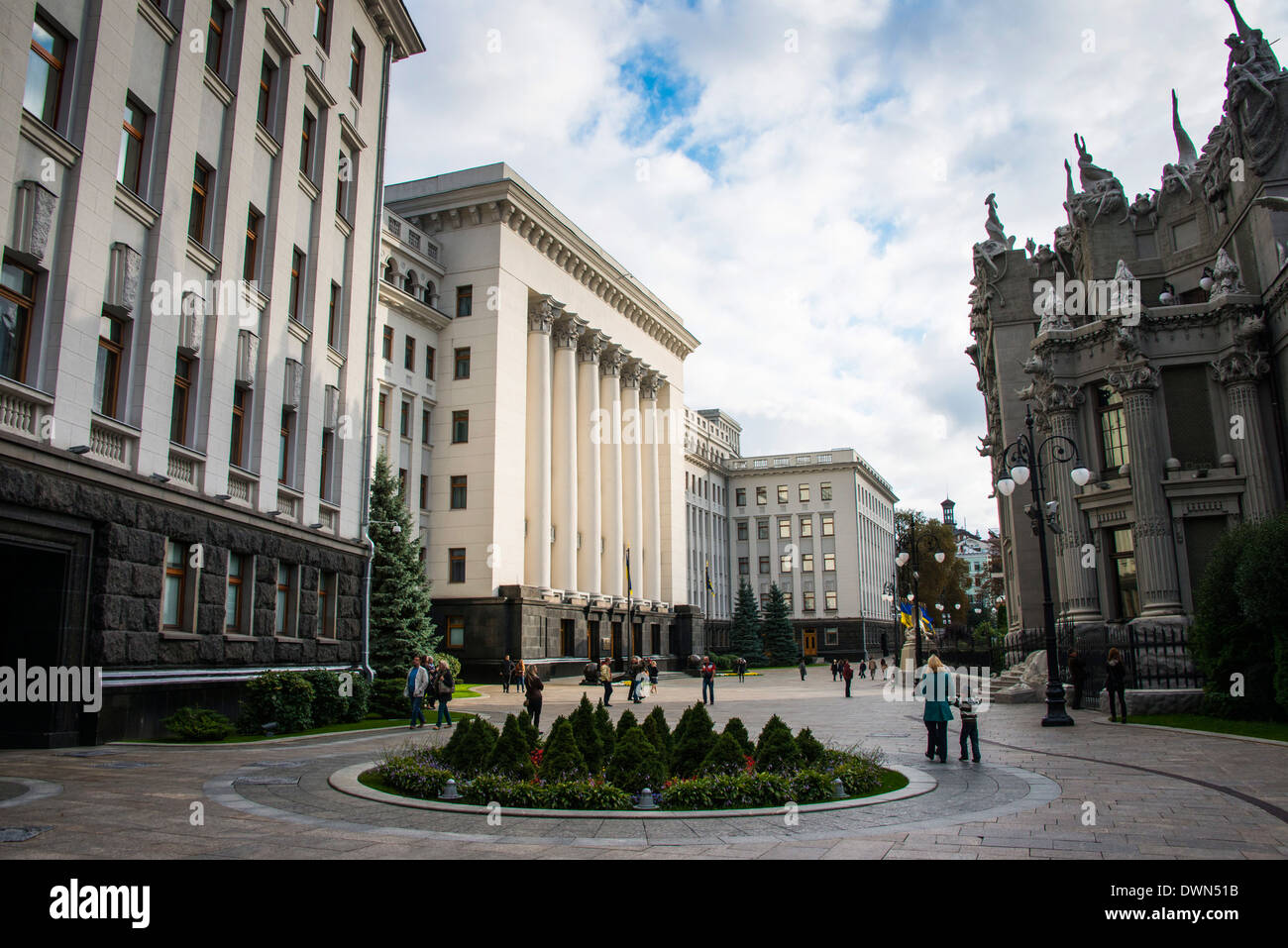 Presidential administration building, Kiev (Kyiv), Ukraine, Europe Stock Photo