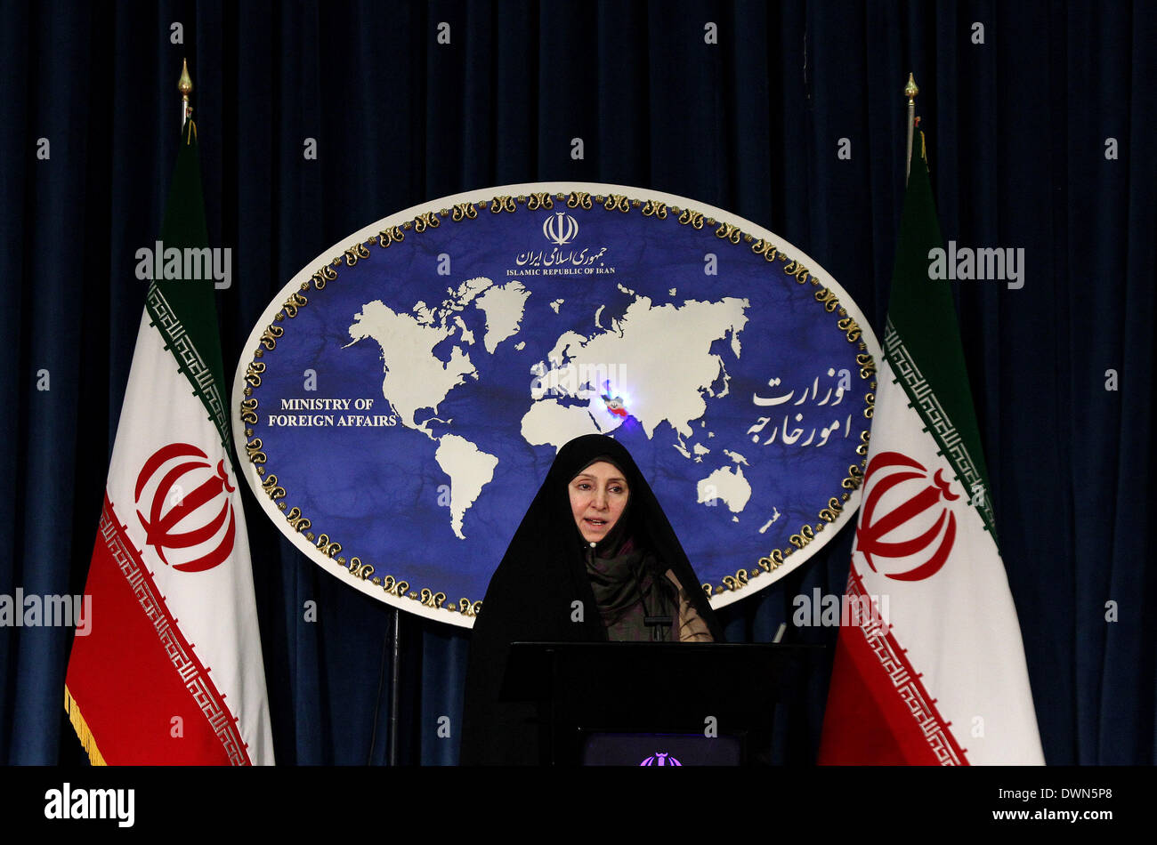 Tehran. 11th Mar, 2014. Iranian Foreign Ministry spokeswoman Marzieh