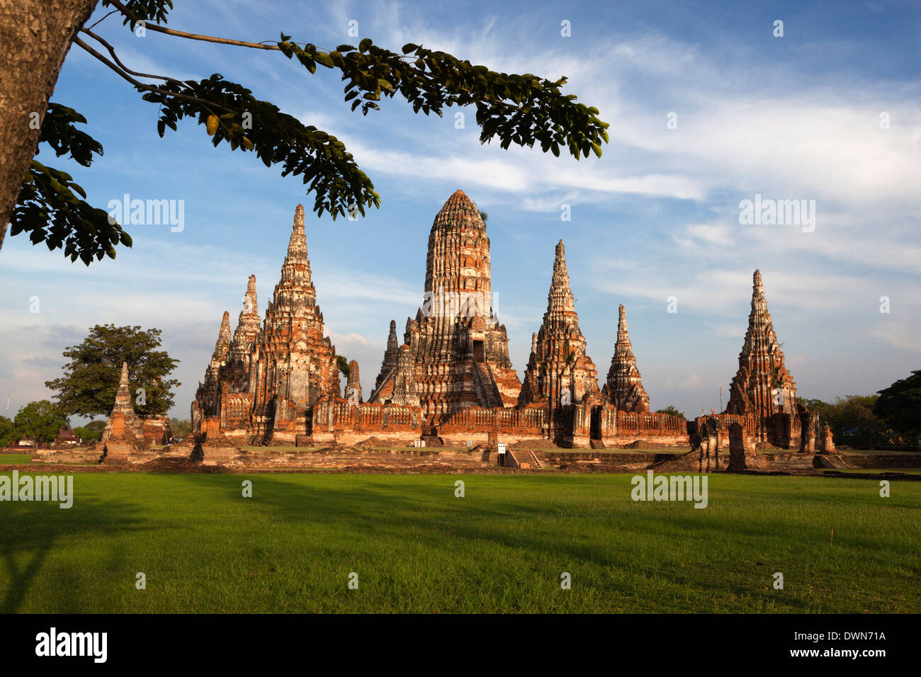 Wat Chaiwatthanaram, Ayutthaya, UNESCO World Heritage Site, Ayutthaya Province, Thailand, Southeast Asia, Asia Stock Photo