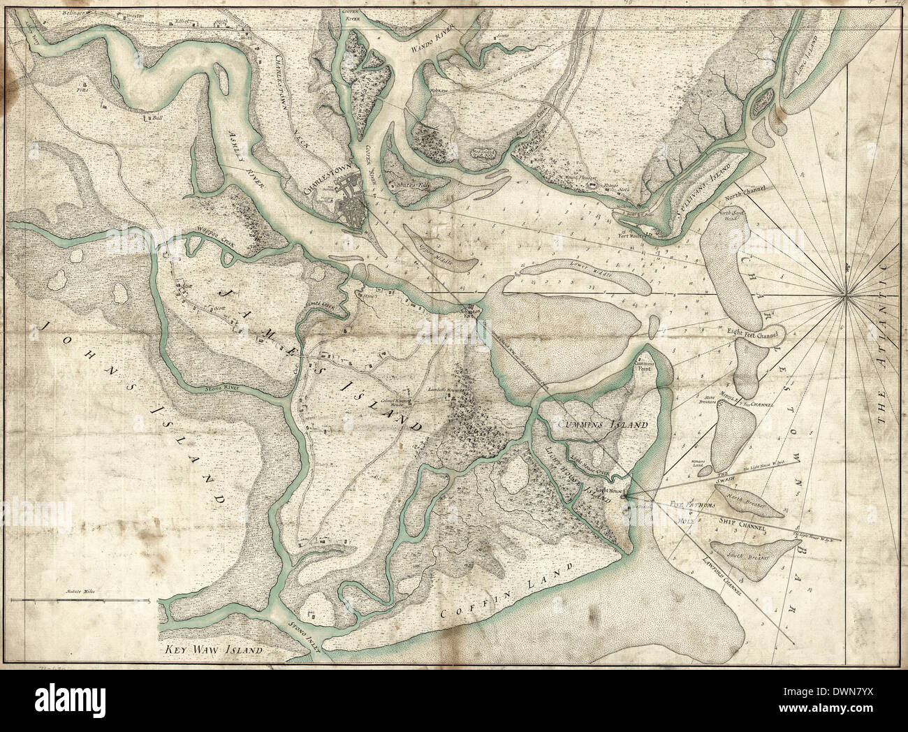 Map Of Charlestown High Resolution Stock Photography and Images - Alamy