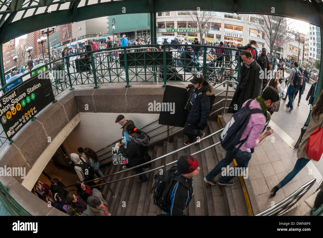New York, NY Union Square Subway Station Stock Photo Alamy