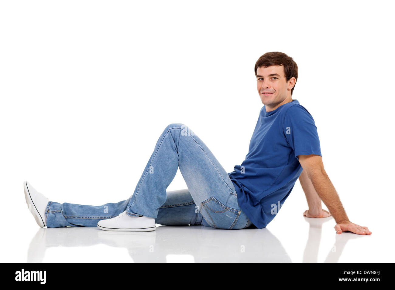 man sitting on ground