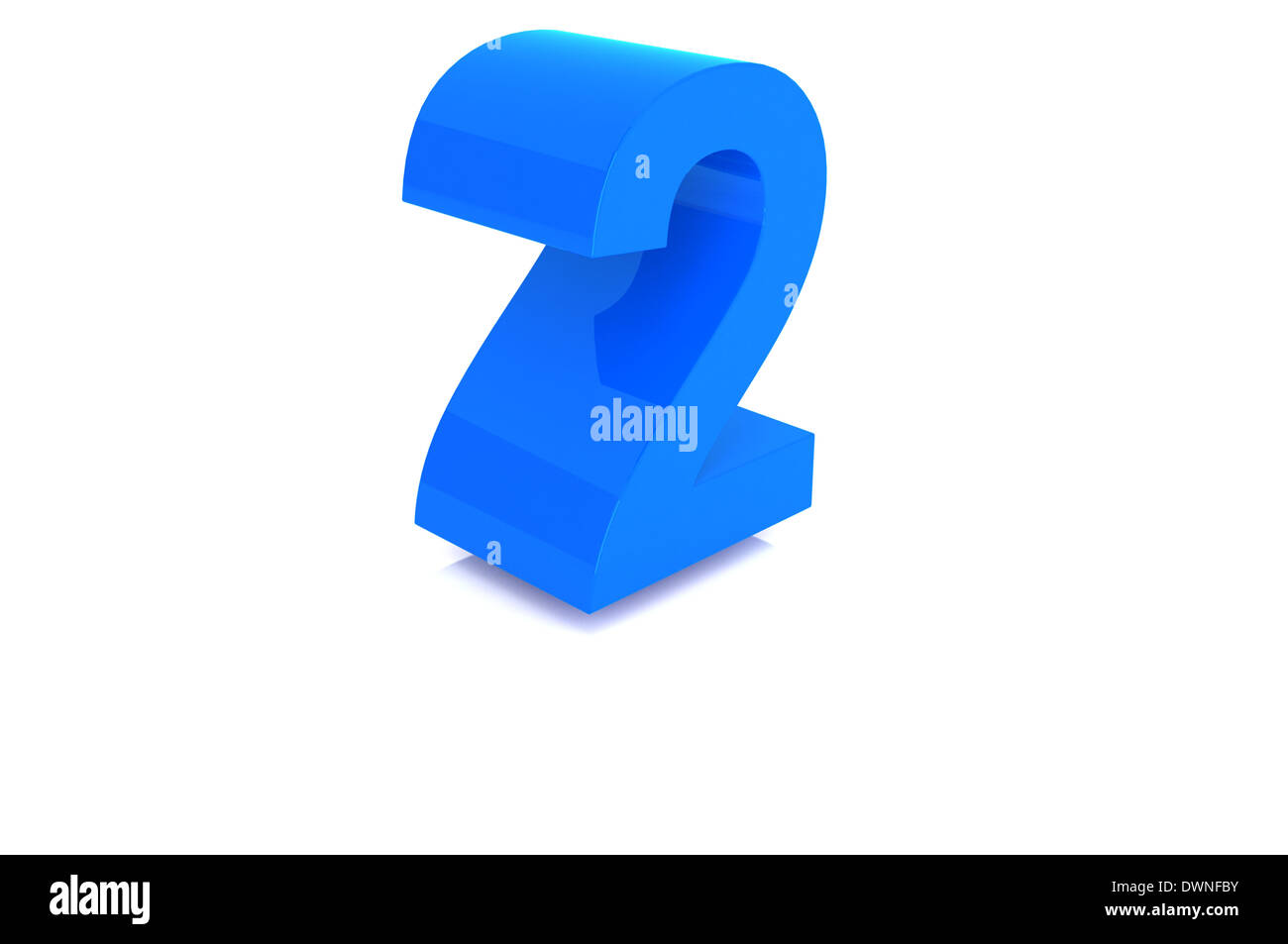 3d shiny blue number collection Stock Photo Alamy
