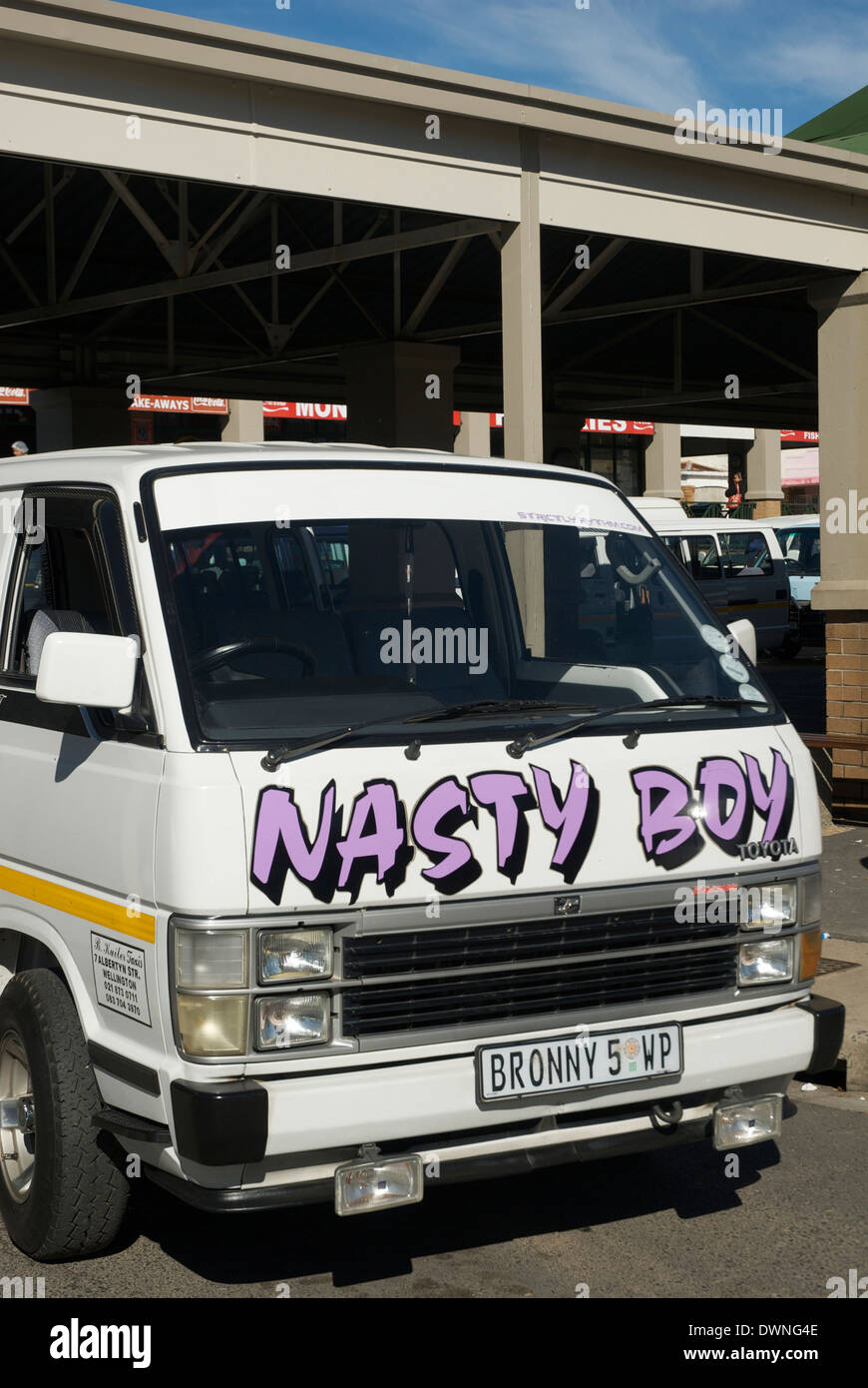 Minibus taxi, Worcester, Western Cape, South Africa, 2011 Stock Photo