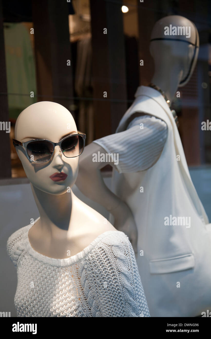 Mango Clothing Store Window in Covent garden in London UK Stock Photo