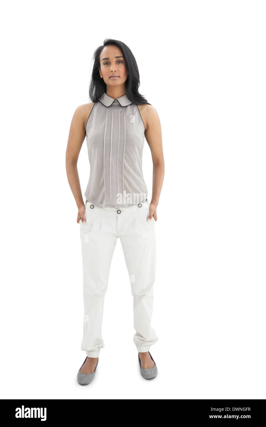 Asian woman black and white portrait Cut Out Stock Images & Pictures ...