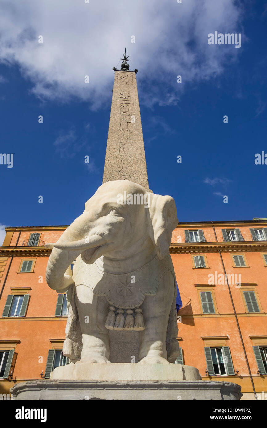 Obelisk With Elephant Statue By Gian Lorenzo Bernini High Resolution