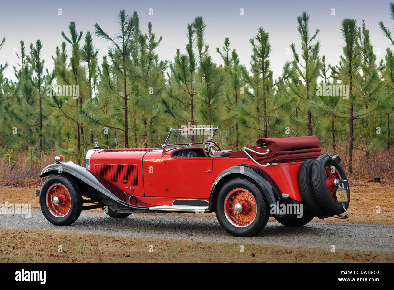1930 Mercedes-Benz 38/250 7.1 Liter Supercharged 'SS' Sports Tourer Stock Photo