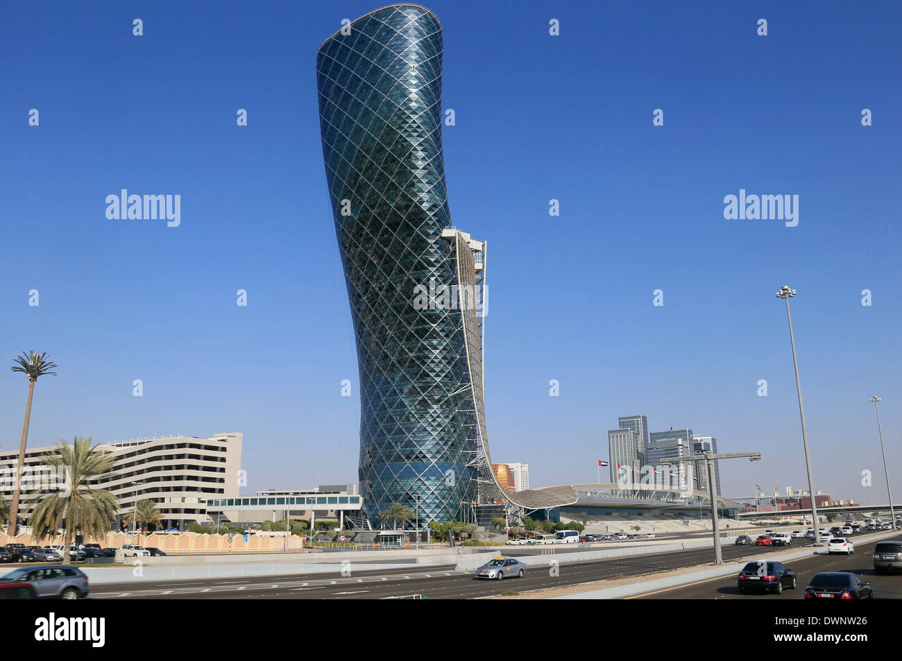 National Exhibition Centre, Abu Dhabi, Emirate of Abu Dhabi, United Arab Emirates Stock Photo