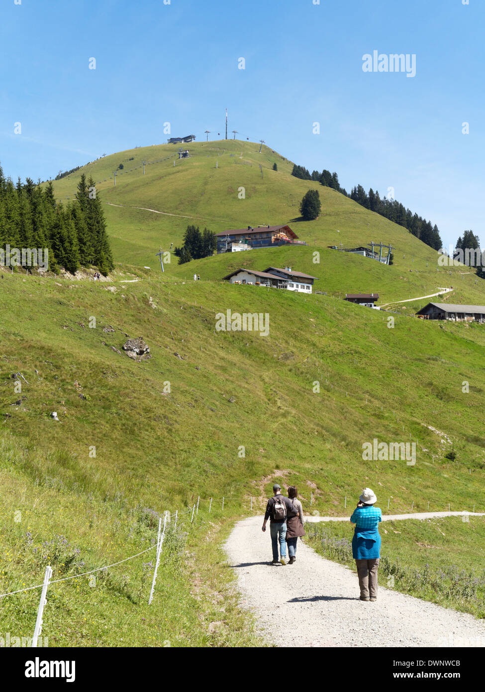 Mt Hohe Salve, Kitzbühel Alps, Tyrol, Austria Stock Photo