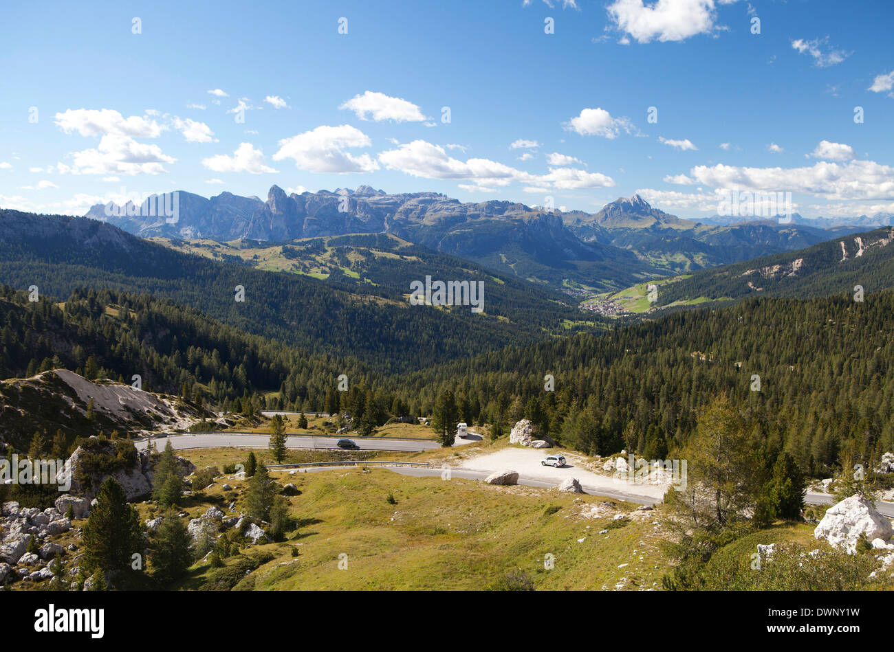 Valparola Pass, Dolomites, Veneto region, Province of Belluno, Italy Stock Photo