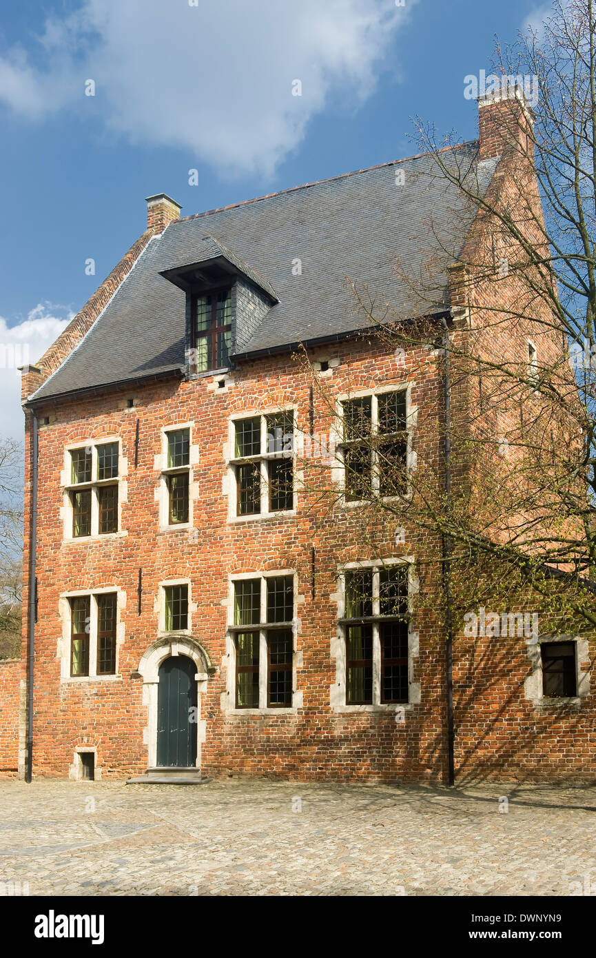 Large beguinage of Leuven, Belgium, Unesco World Heritage Site Stock Photo