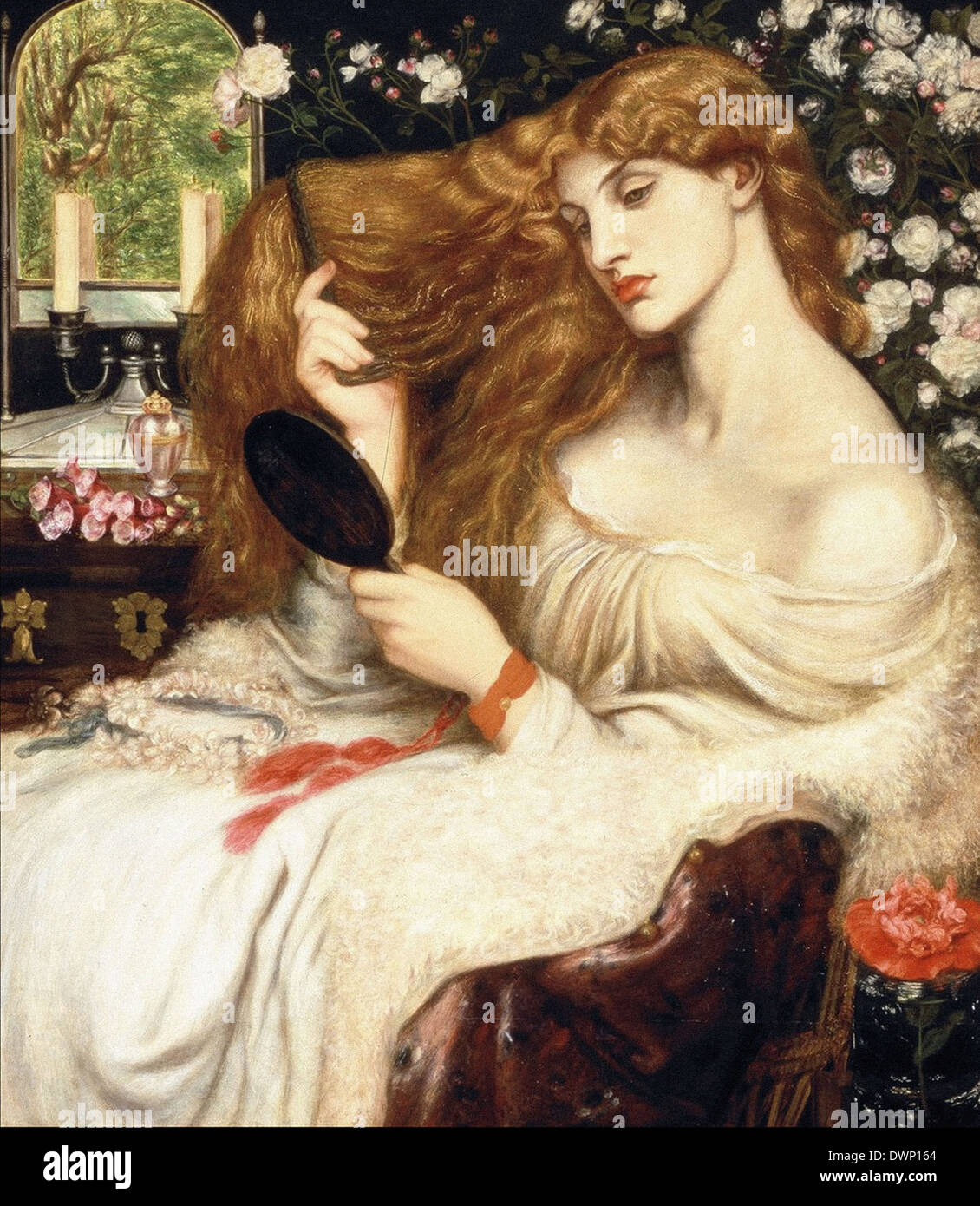 Dante Gabriel Rossetti - Lady Lilith Stock Photo