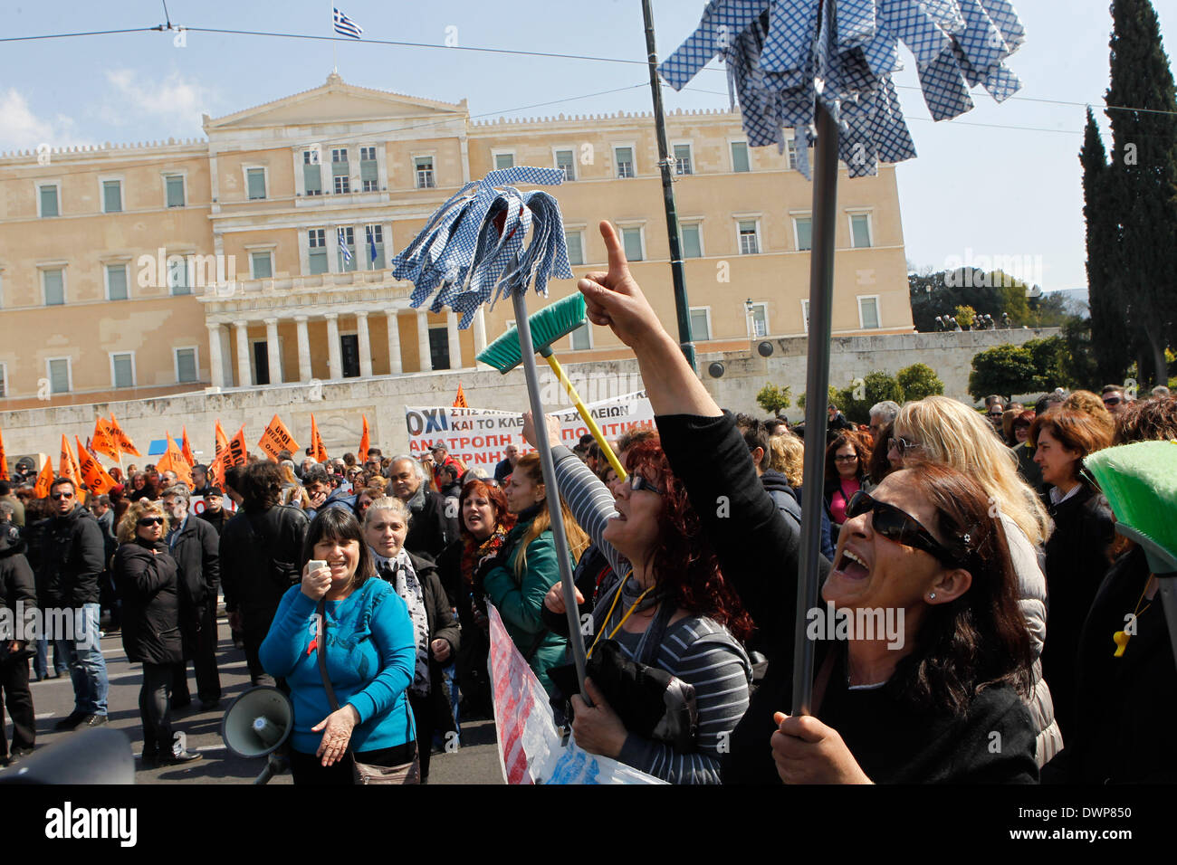 Mops and brooms hires stock photography and images Alamy