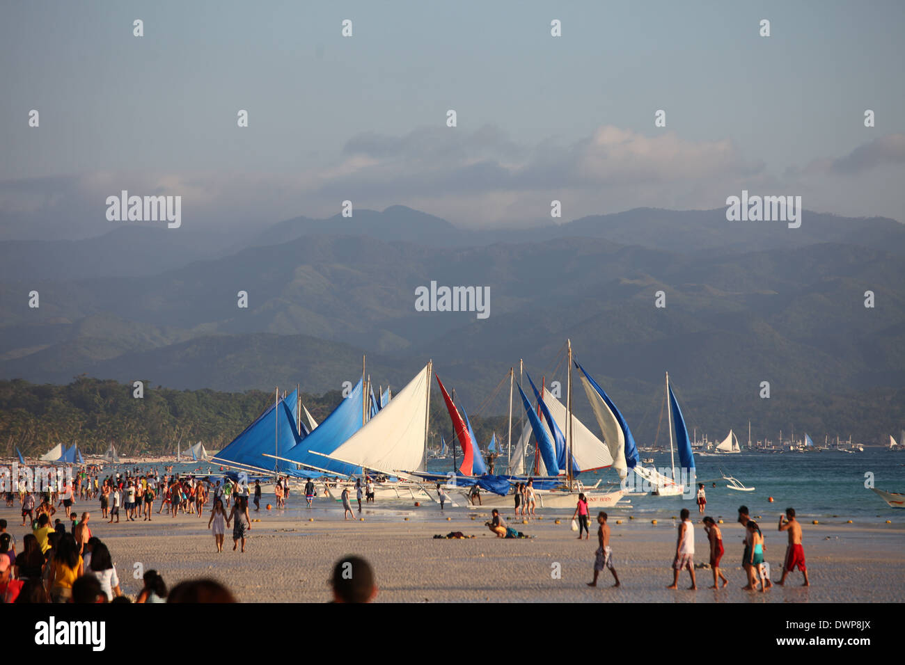 Boracay beach Philippines Stock Photo Alamy