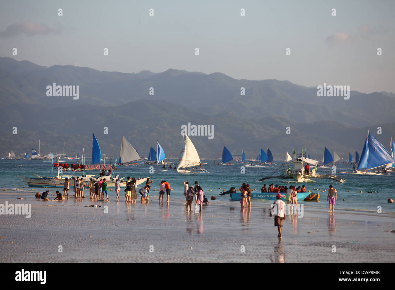 Boracay beach Philippines Stock Photo Alamy
