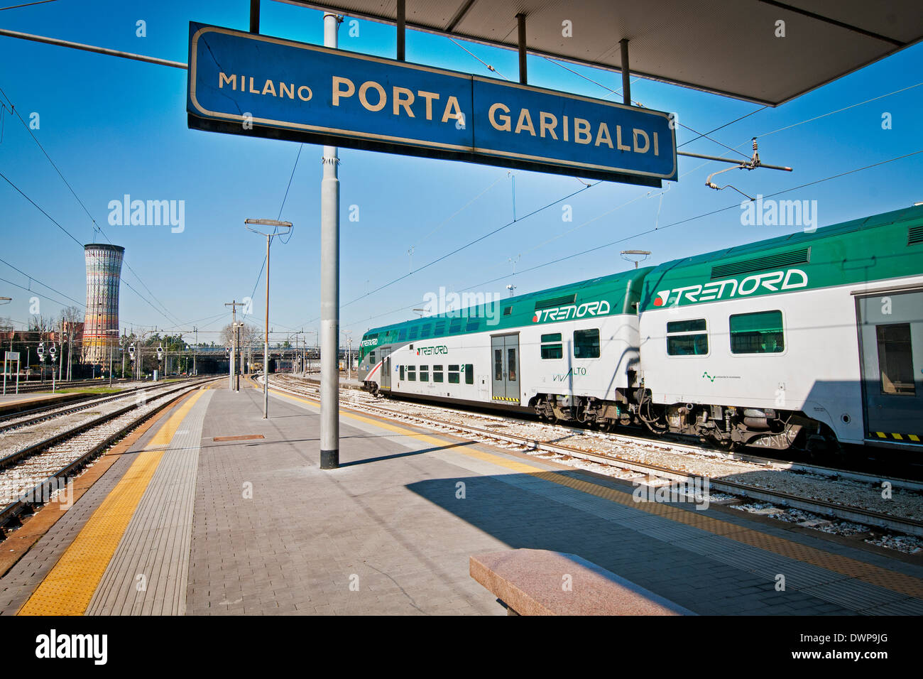 Italy, Milan, Porta Garibaldi railway station Stock Photo - Alamy