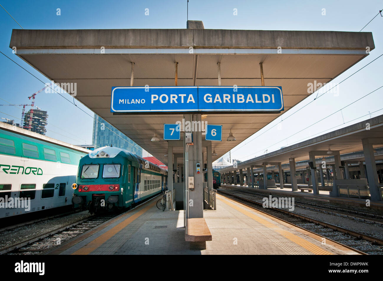 Italy, Milan, Porta Garibaldi railway station Stock Photo - Alamy