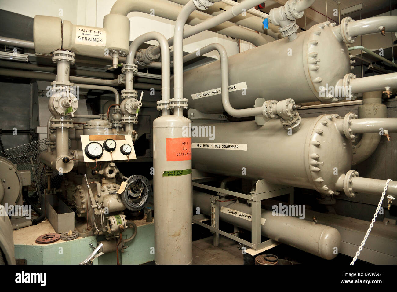 9371. Kelvedon Hatch, Secret Nuclear Bunker, Brentwood, Essex Stock