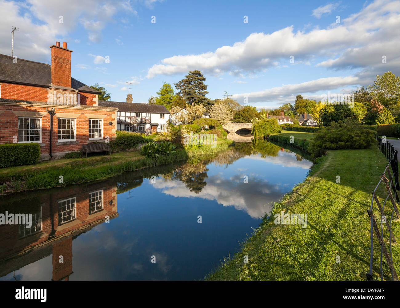 Eardisland village Herefordshire England UK Stock Photo Alamy