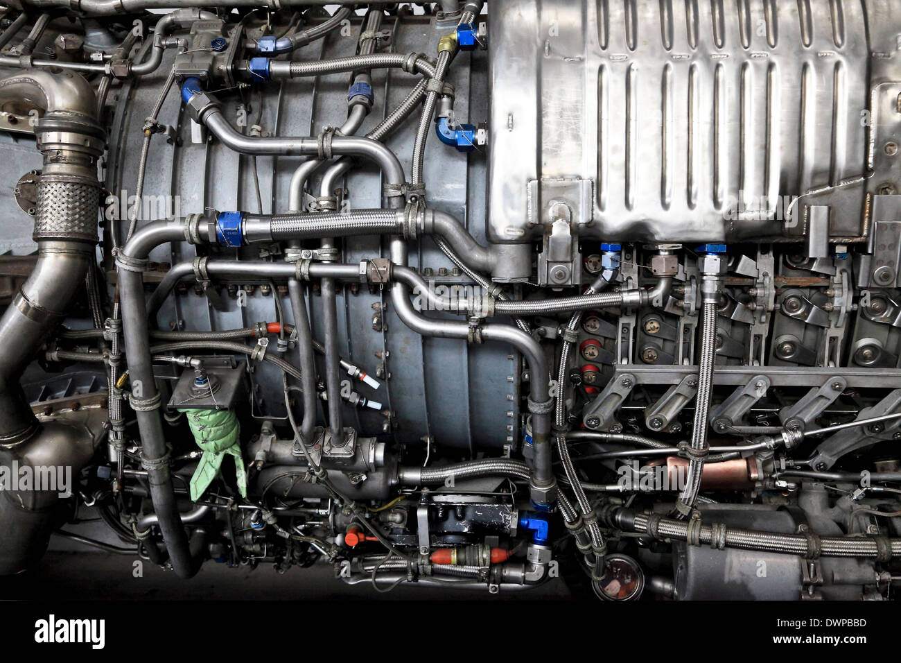 9381. General Electric Turbo Fan Jet Engine J79-GE-10, Manston Museum, Manston Kent, England Stock Photo