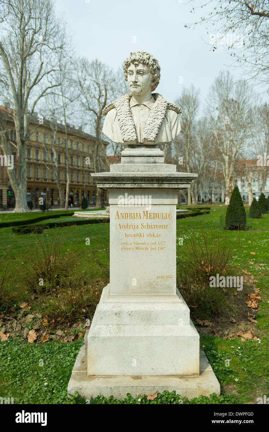 The Bust Of Andrija Medulic Painter Stock Photo 67492669 Alamy