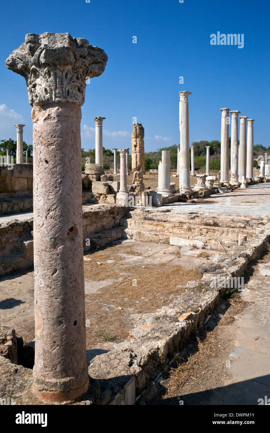 Salamis Roman Ruins Turkish Republic of Northern Cyprus Stock Photo Alamy