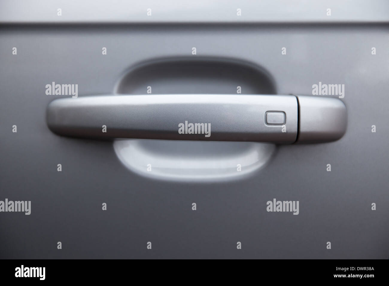 Car door handle close up Stock Photo Alamy